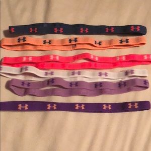 Underarmour Headbands and offbrand headband bundle